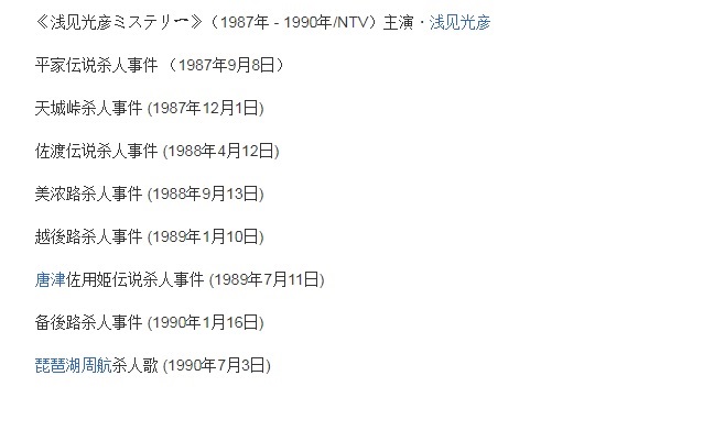 水谷丰版浅见光彦4：美浓路杀人事件剧照的剧照