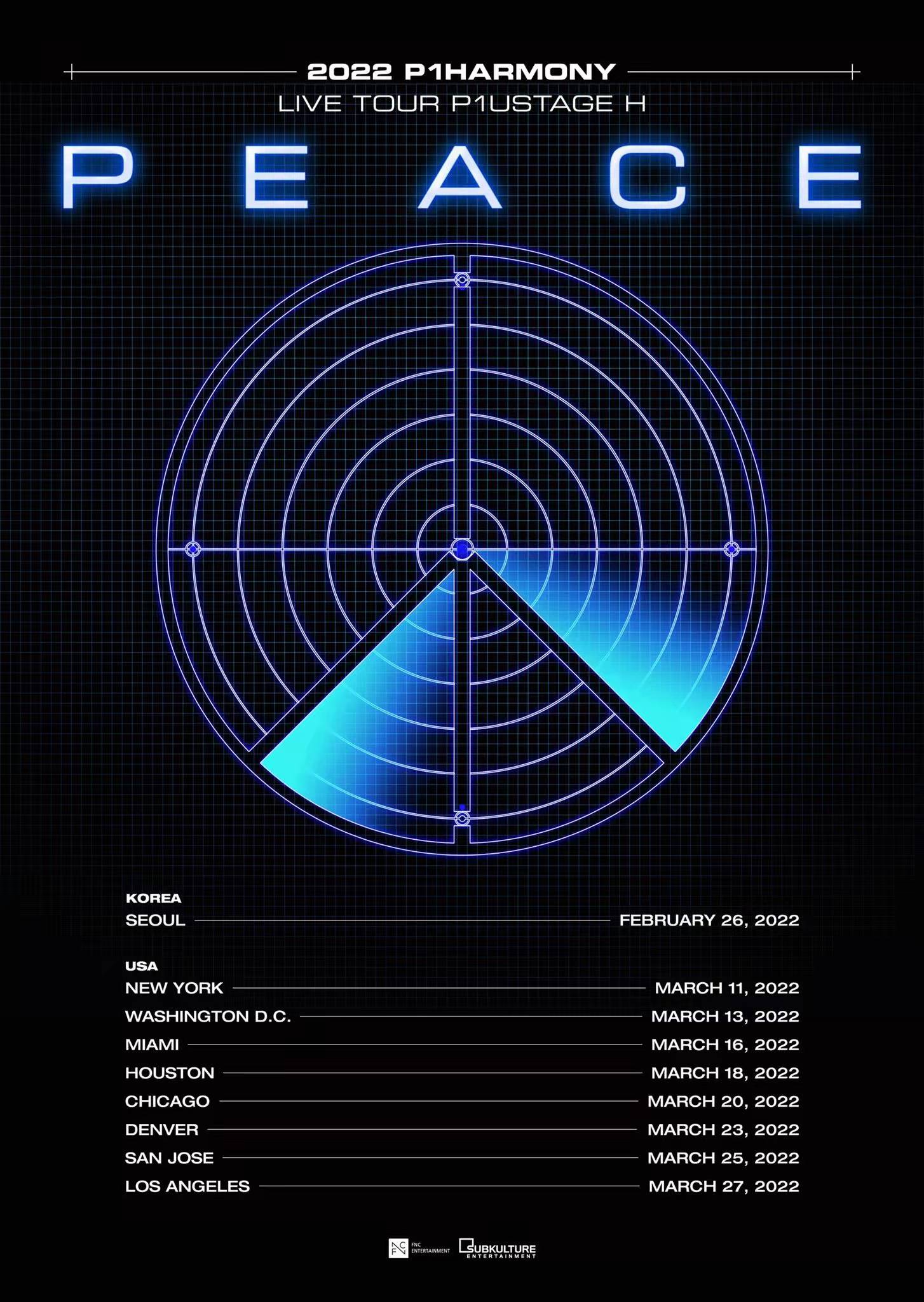 2022 P1Harmony LIVE TOUR [P1ustage H: PEACE]