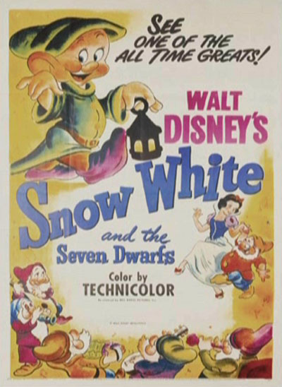 白雪公主和七个小矮人的海报-正式海报