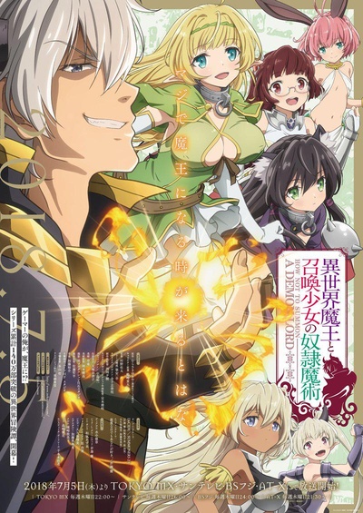 异世界魔王与召唤少女的奴隶魔术的海报-正式海报