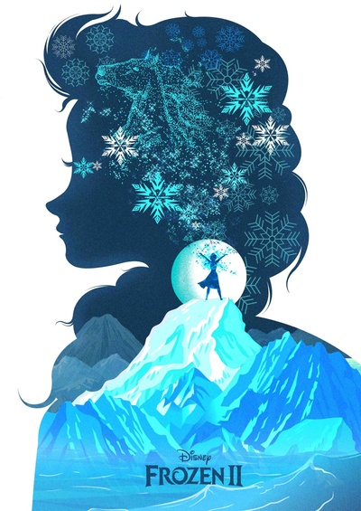 冰雪奇缘2的海报-正式海报 美国