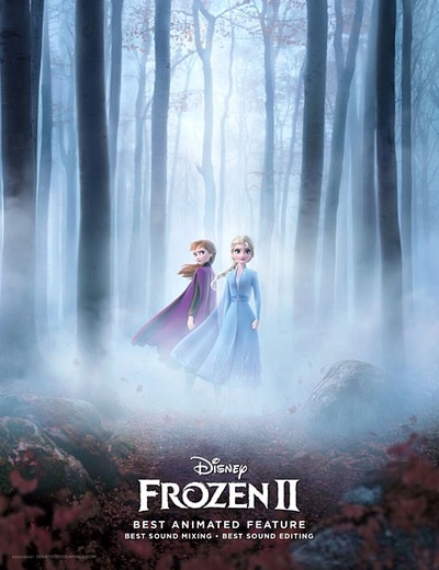 冰雪奇缘2的海报-预告海报 美国