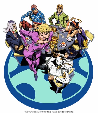 JOJO的奇妙冒险 黄金之风的海报-预告海报 日本