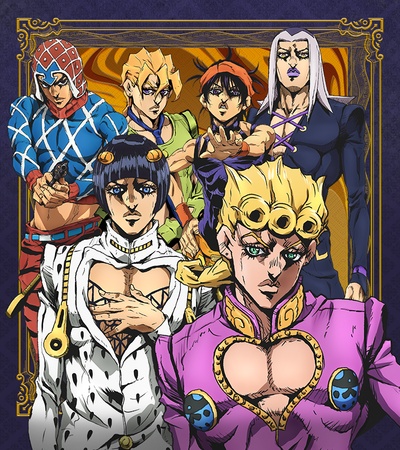 JOJO的奇妙冒险 黄金之风的海报-预告海报 日本