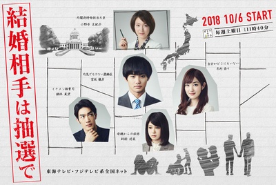 结婚对象靠抽选的海报-正式海报 日本