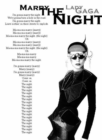 Marry the Night的海报-正式海报 美国