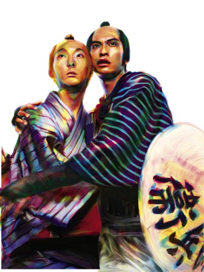 真夜中的喜多郎和弥次郎的海报-预告海报 日本