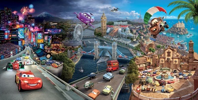赛车总动员2的海报-正式海报 美国