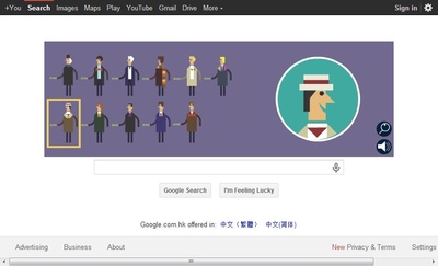 神秘博士 第一季的海报-角色海报 GOOGLE DOODLE 2013/11/22