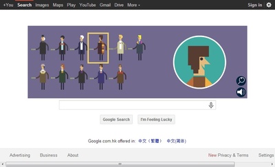 神秘博士 第一季的海报-角色海报 GOOGLE DOODLE 2013/11/22