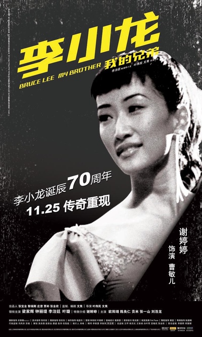 李小龙我的兄弟的海报-角色海报 复古版-谢婷婷