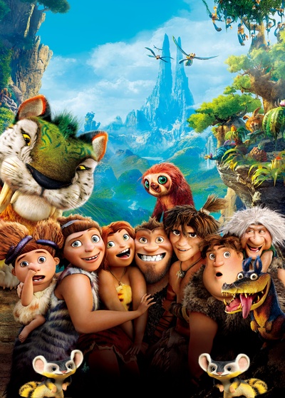 疯狂原始人的海报-正式海报 中国