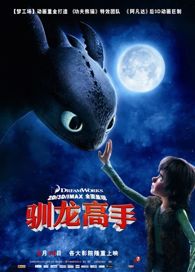 驯龙高手的海报-正式海报 中国