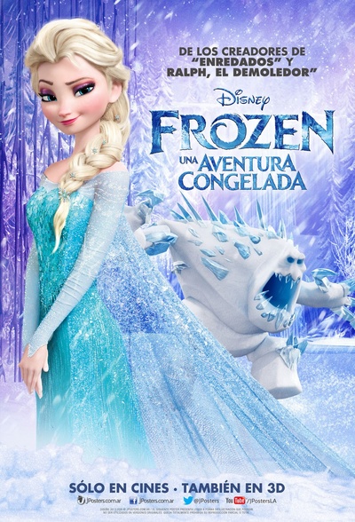 冰雪奇缘的海报-正式海报 拉丁美