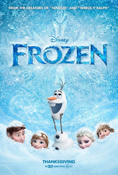 冰雪奇缘的海报-预告海报 美国