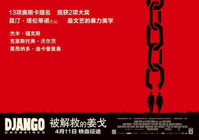 被解救的姜戈的海报-预告海报