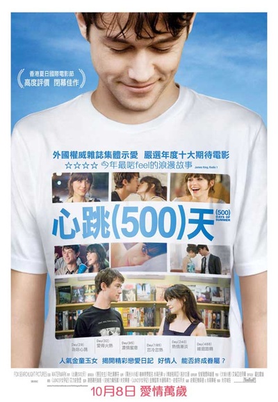 和莎莫的500天的海报-正式海报 香港