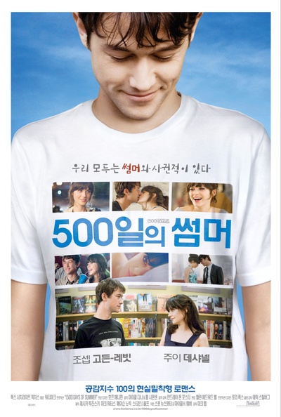 和莎莫的500天的海报-正式海报 韩国