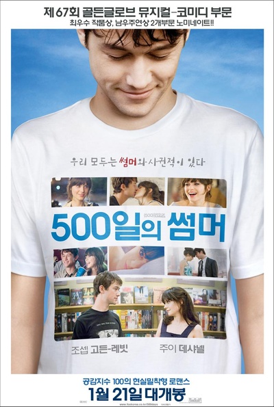 和莎莫的500天的海报-正式海报 韩国