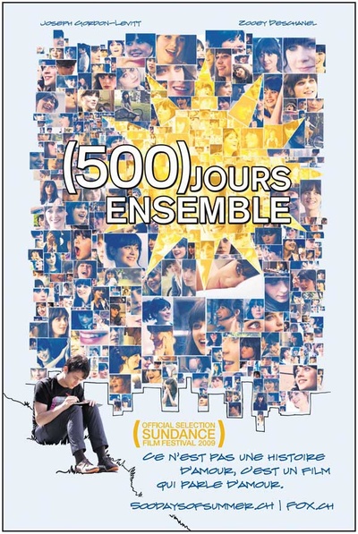 和莎莫的500天的海报-正式海报 瑞士