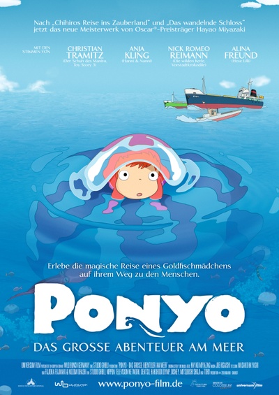 悬崖上的金鱼姬的海报-正式海报 德国