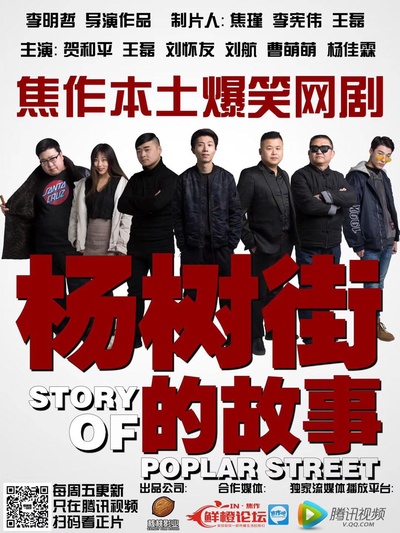 杨树街的故事的海报-正式海报