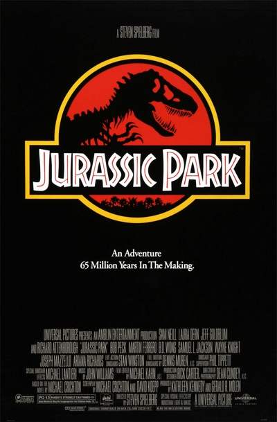 侏罗纪公园的海报-正式海报 美国