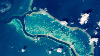 (20170201)的图片-从国际空间站拍摄的大堡礁 (© NASA)