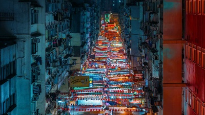 (20170728)的图片-香港油麻地庙街夜市 (© Peter Stewart/500px)