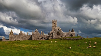(20180317)的图片-Ross Errilly Friary，爱尔兰戈尔韦郡 (© plainpicture)
