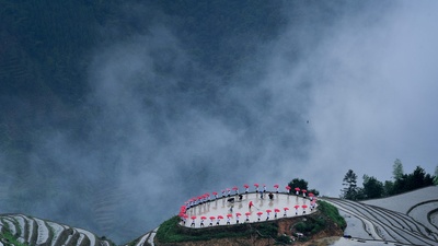 (20180420)的图片-【今日谷雨】平安村种植节期间龙胜梯田的忙碌景象（© gary76973/Getty Images）