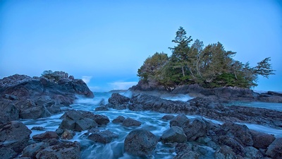 温哥华岛托菲诺附近的海岸线，加拿大不列颠哥伦比亚省 (© Robert Postma/plainpicture)(20190318)的图片-温哥华岛托菲诺附近的海岸线，加拿大不列颠哥伦比亚省 (© Robert Postma/plainpicture)