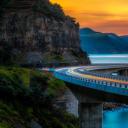 澳大利亚太平洋海岸的海崖大桥 (© Nick Fox/Alamy)(20190522)