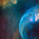 气泡星云 (NGC 7635) (© NASA, ESA, and the Hubble Heritage Team STScI/AURA)(20191010)