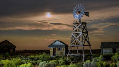 Fort Rock Valley Historical Homestead博物馆，俄勒冈 (© Prisma by Dukas Presseagentur GmbH/Alamy)(20191028)的图片-Fort Rock Valley Historical Homestead博物馆，俄勒冈 (© Prisma by Dukas Presseagentur GmbH/Alamy)