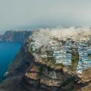 圣托里尼岛鸟瞰图，希腊 (© Amazing Aerial Agency/Offset)(20200408)