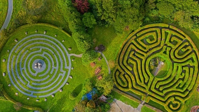Greenan迷宫，爱尔兰威克洛郡 (© Peter Krocka/Shutterstock)(20200524)的图片-Greenan迷宫，爱尔兰威克洛郡 (© Peter Krocka/Shutterstock)