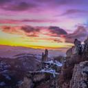 阿布鲁佐的Rocca Calascio，意大利 (© Francesco Russo/eStock Photo)(20201208)