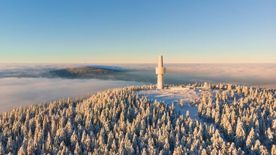 鸟瞰施内贝格山脉-奥克森峰，德国 (© Felix Meyer/Adobe Stock)(20210227)的图片-鸟瞰施内贝格山脉-奥克森峰，德国 (© Felix Meyer/Adobe Stock)