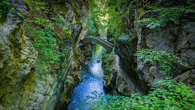 Areuse峡谷的Saut du Brot石桥，瑞士纳沙泰尔 (© Andreas Gerth/eStock Photo)(20210405)的图片-Areuse峡谷的Saut du Brot石桥，瑞士纳沙泰尔 (© Andreas Gerth/eStock Photo)