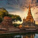 大城历史公园中的帕喜善佩寺，泰国大城府 (© travelstock44/Alamy)(20210413)