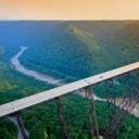 新河峡国家公园中的新河峡大桥，西弗吉尼亚州 (© Entropy Workshop/iStock/Getty Images Plus)(20210417)