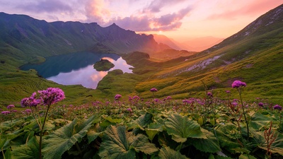 阿尔高阿尔卑斯山脉的Schrecksee湖，德国巴伐利亚 (© Andreas Hagspiel/EyeEm/Getty Images)(20210704)的图片-阿尔高阿尔卑斯山脉的Schrecksee湖，德国巴伐利亚 (© Andreas Hagspiel/EyeEm/Getty Images)