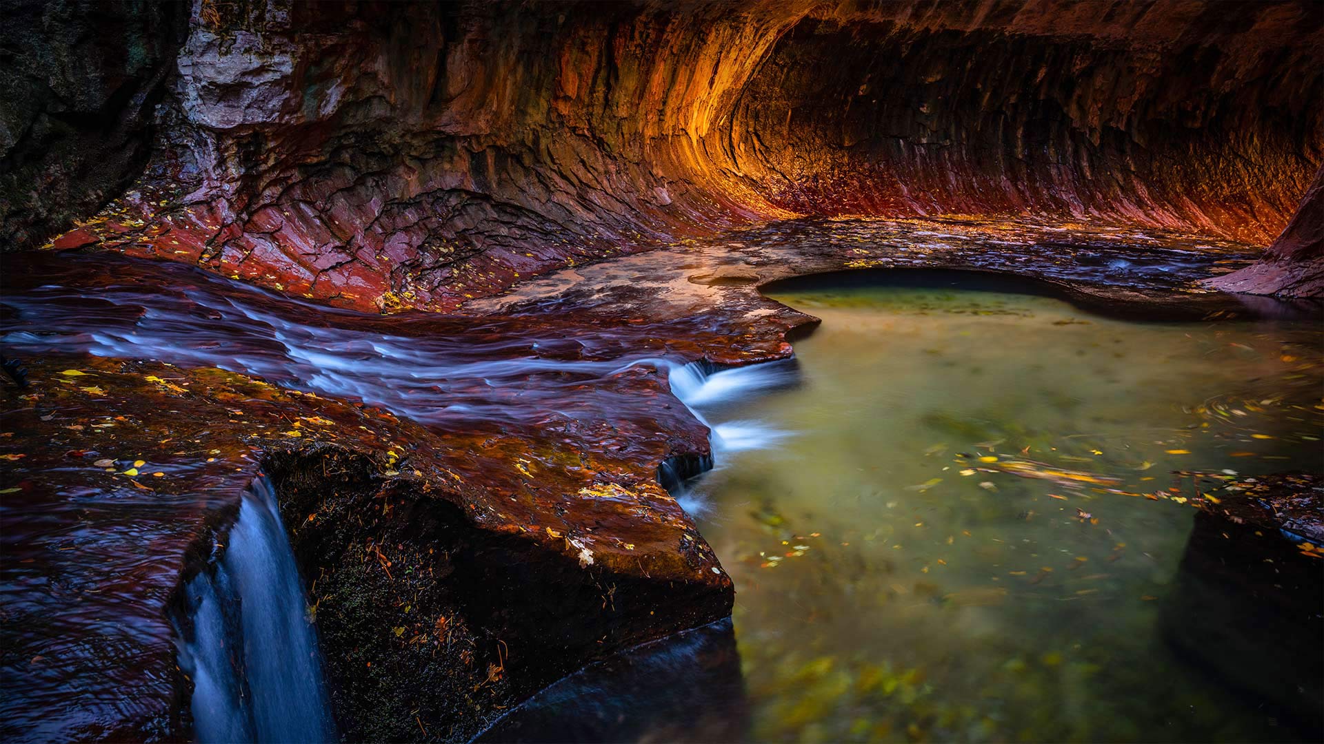 The Subway slot canyon in Zion National Park, Utah (© Stan Moniz/Tandem Stills + Motion)(20211119)的图片-The Subway slot canyon in Zion National Park, Utah (© Stan Moniz/Tandem Stills + Motion)