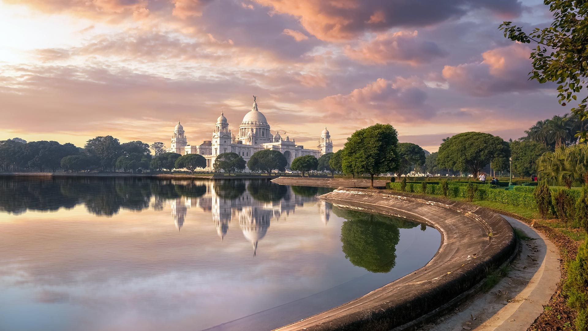 维多利亚纪念堂，印度加尔各答 (© Roop_Dey/Shutterstock)(20220423)的图片-维多利亚纪念堂，印度加尔各答 (© Roop_Dey/Shutterstock)